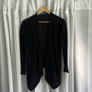 Tori Richard Black Women's Drape Cardigan